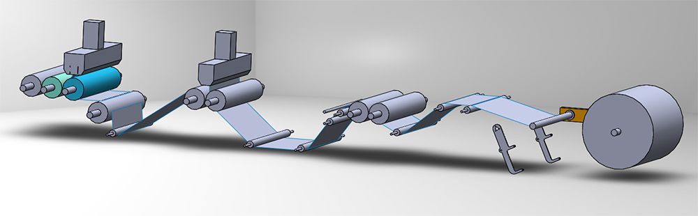 3-layer Air Bubble Film Extrusion Line