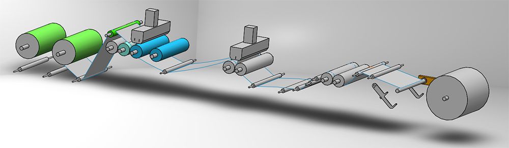 4-layer Air Bubble Film Extrusion Line