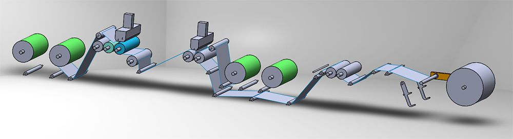 5-layer Air Bubble Film Extrusion Line